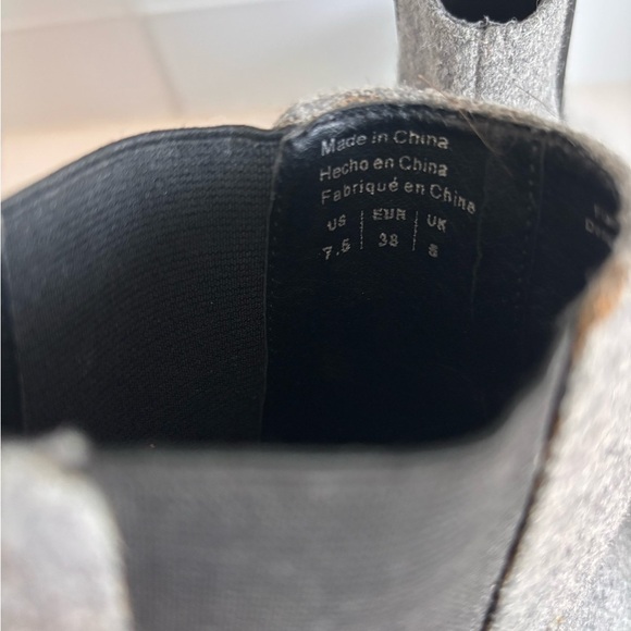 Shelly’s London Gray and Black Women's Ankle Boots - Picture 5 of 10